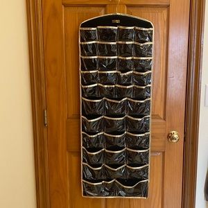Joan Rivers Classics Double Sided Hanging Jewelry Organizer- 74 Pockets